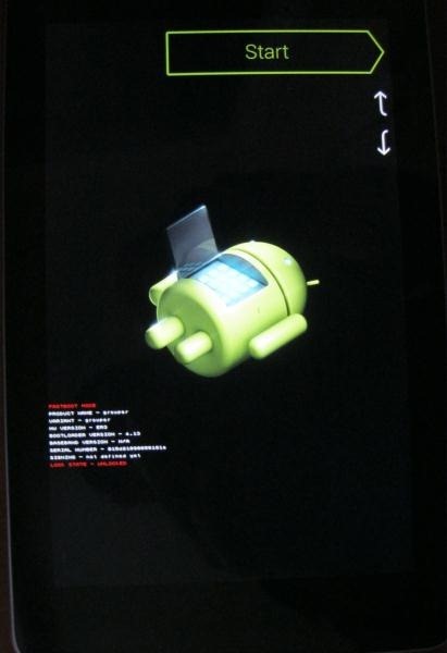 Android-Boot-Menü