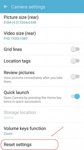Fehler Kamera fehlgeschlagen auf Android