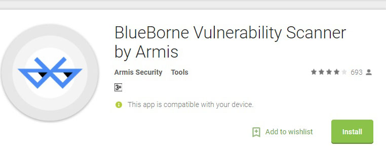 BlueBorne Vulnerability Scanner App