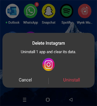 Instagram “sorry there was a problem with your request” error