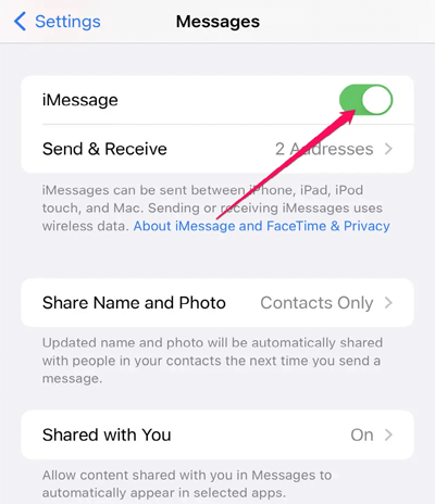 why am I not getting text messages