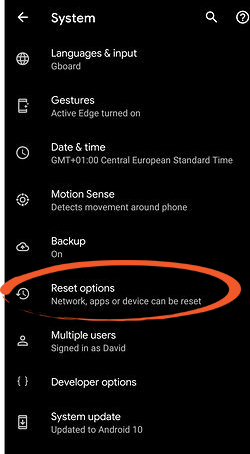 reset your phone to fix the issue