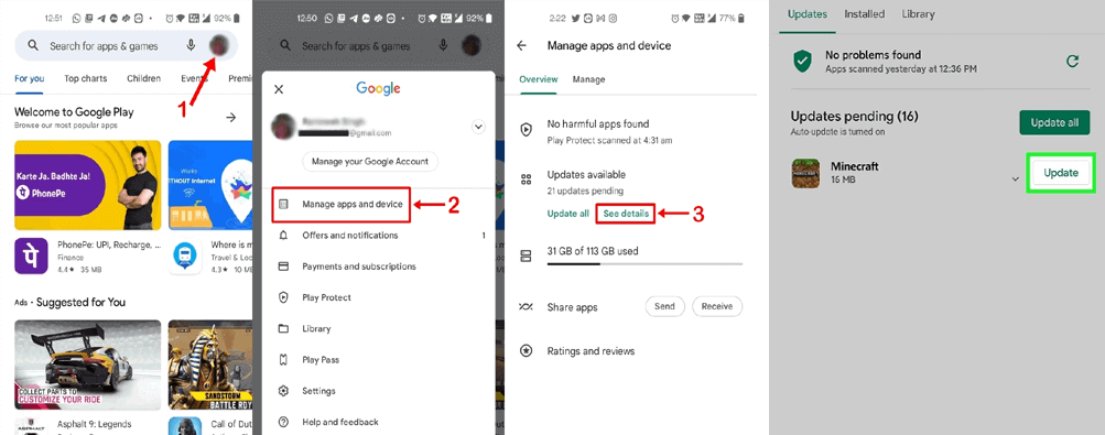 Minecraft isn't responding Android