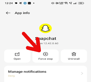 could not connect error on Snapchat