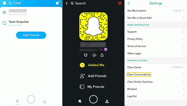 Snapchat not loading snaps and stories