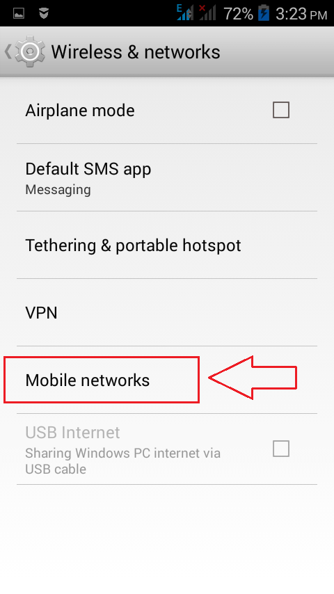 how to fix mobile network not available