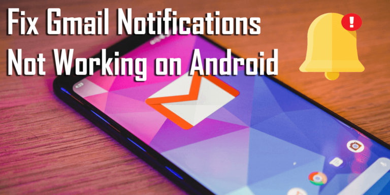 gmail notifications not working android