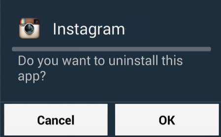 Reinstall Instagram