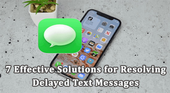 Delayed text messages