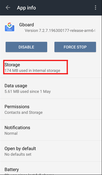 Gboard not working issue