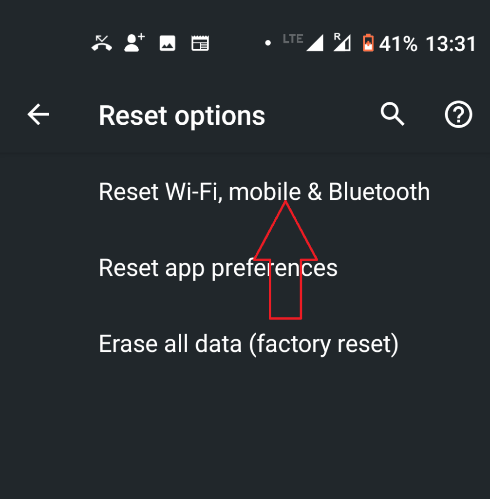 reset bluetooth settings