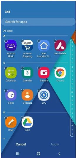 Hide Apps on Samsung Launcher 1