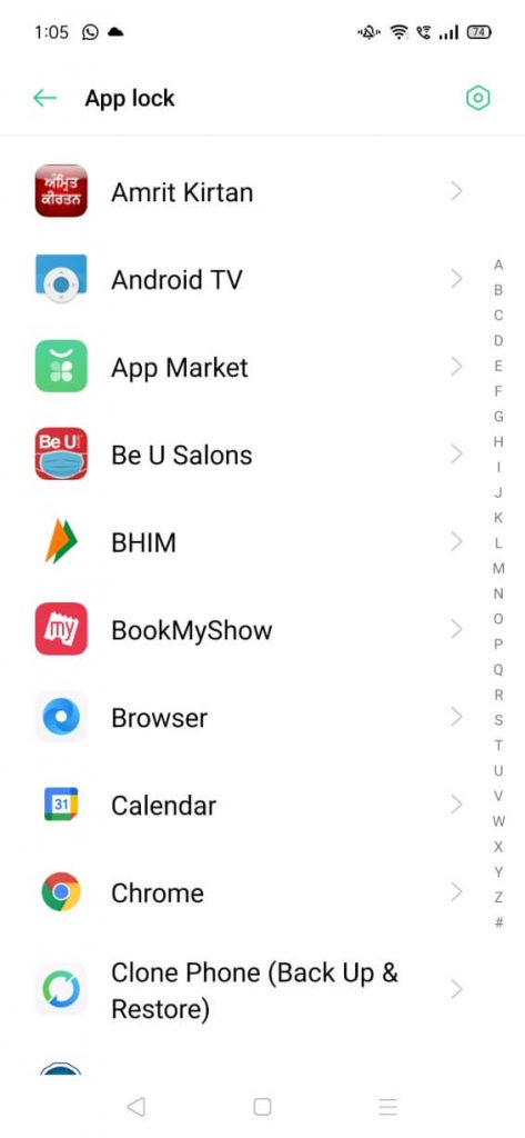 Hide app Using oppo phone Launcher 2