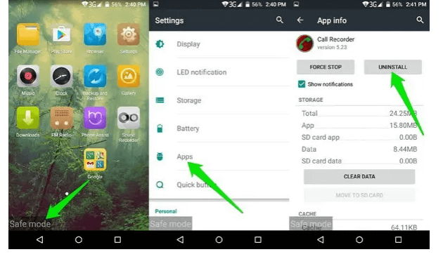 Android phone turn off issue