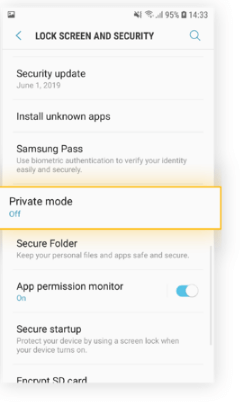 use phone in private mode 2