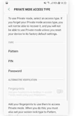 use phone in private mode 4