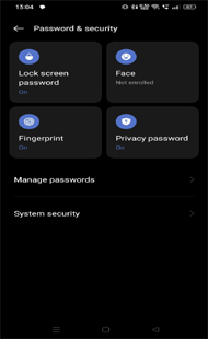 privacy settings on android phone