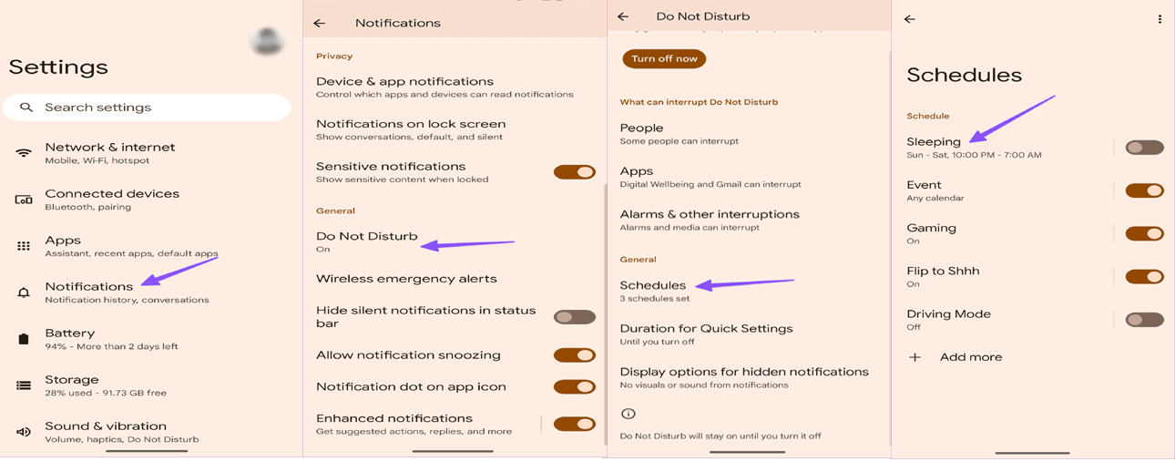 Do Not Disturb Android keeps turning on