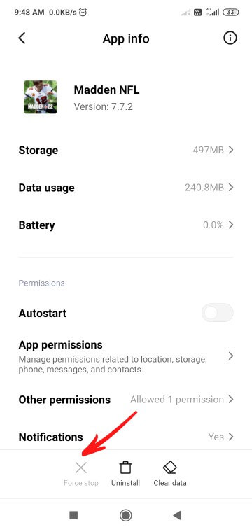 fix app crashing on android