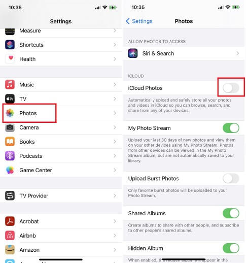 transfer iCloud photos to Android