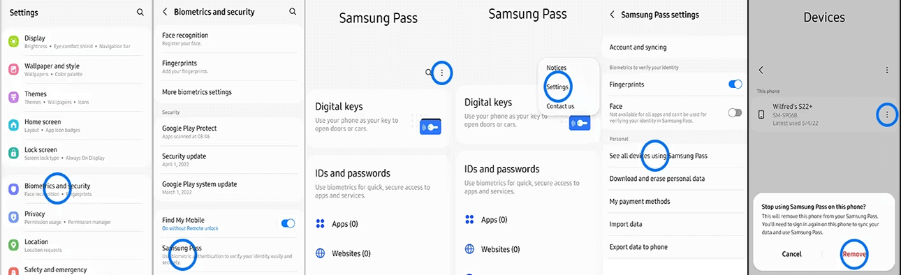 How to Clear Samsung Pass Data