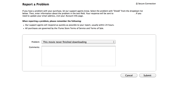 Report A Problem Through Instagram App