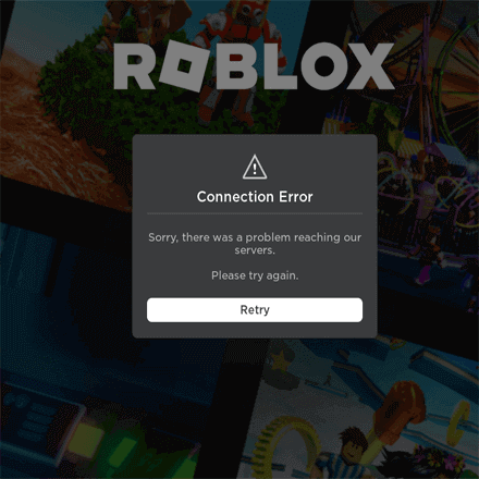 Roblox connection error