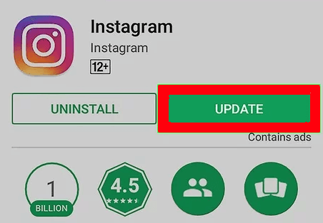 update Instagram