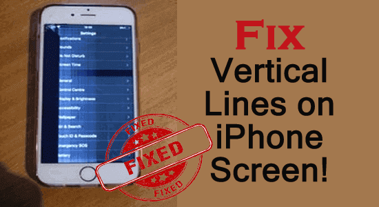 Fix Vertical Lines on iPhone Screen!