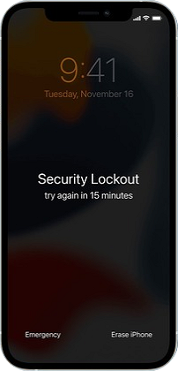 unlock iPhone without computer when forgot passcode