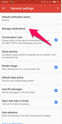 gmail notifications are not working on android