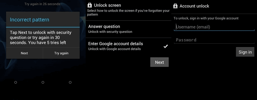 bypass Android lock screen without factory reset, unlock Android without factory reset