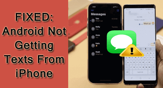 Fix Android Not Getting Texts From iPhone