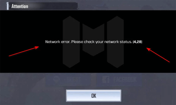Call of Duty Mobile Network Error