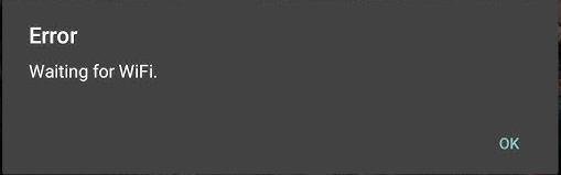 mortal kombat mobile error waiting for wifi