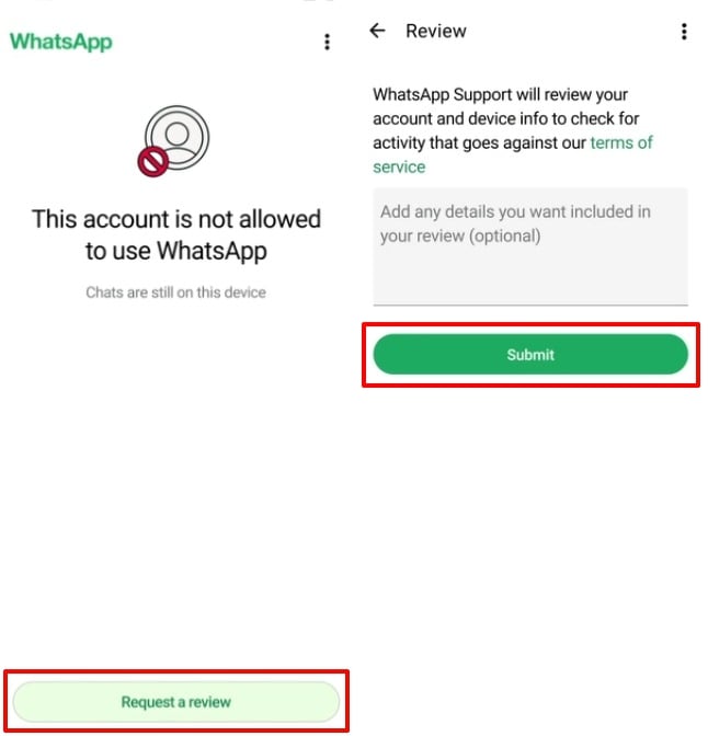 This Account Is Not Allowed to Use WhatsApp
