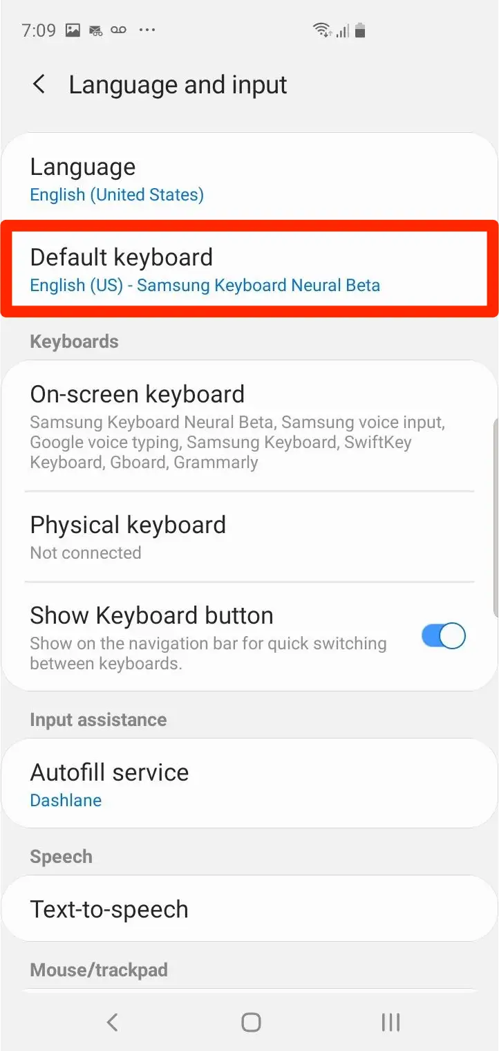 Turn Off Autocorrect on Android