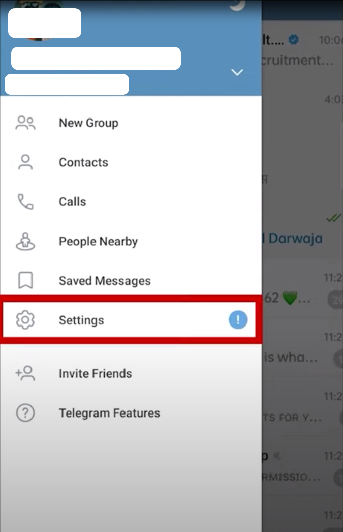 Telegram Settings